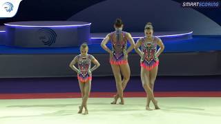 Womens group Russia  2019 Acro Europeans allaround final [upl. by Joey]