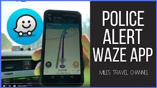 Waze App Police Alert  How to Avoid Tickets and Spot Cops [upl. by Lytsirk]