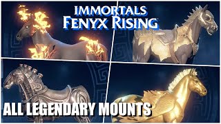 Immortals Fenyx Rising  All Legendary Mount Locations [upl. by Darian]