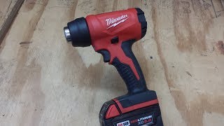 Milwaukee M18 Cordless Heat Gun Review [upl. by Llemaj]