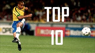 Roberto Carlos ● Top 10 Free Kicks [upl. by Alleiram46]