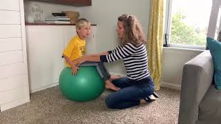 Powerful Sensory Activity with a Yoga Ball [upl. by Ermeena]