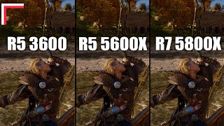 AMD Ryzen 5 3600 vs AMD Ryzen 5 5600X vs AMD Ryzen 7 5800X — Test in 10 Games 1080p 1440p 4K [upl. by Ecirtemed962]