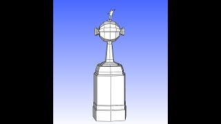 Tutorial Metasequoia 4 como hacer copa libertadores papercraft [upl. by Ayikaz]