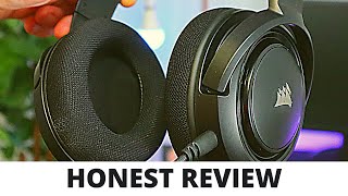 Corsair HS35 Stereo Gaming Headset Mic Test  Unboxing  Honest Review [upl. by Junina]