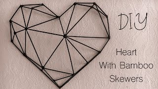 💐 Easy Crafts With Bamboo Skewers DIY 💐 [upl. by Thinia]