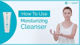 SkinKraft Moisturizing Cleanser  How To Use [upl. by Garibold]