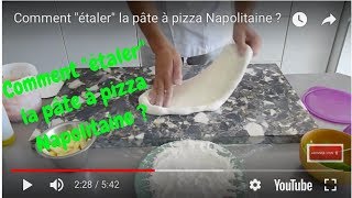 Comment quotétalerquot la pâte à pizza Napolitaine [upl. by Oelc794]