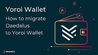 How to migrate Daedalus to Yoroi Wallet [upl. by Eissolf]