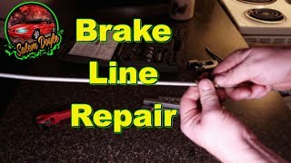 The REAL way to repair metal brake lines [upl. by Epolulot]