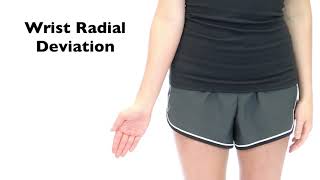 Wrist Radial Deviation [upl. by Safir]