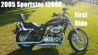 2005 Sportster 1200c First Ride [upl. by Lehet]