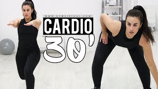 CARDIO 30 MINUTOS PARA ADELGAZAR RÁPIDO  QUEMA GRASA [upl. by Llenra]