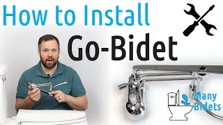 How do I install the GoBidet Attachment [upl. by Aeht]