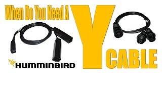 Tips N Tricks 237 Humminbird When amp Why to Use a YCable [upl. by Ataeb]