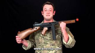 Airsoft GI  World War 2 Airsoft Guns Overview  Kar 98 Mp40 MP44 Thompson M3 Sten Luger [upl. by Burchett480]