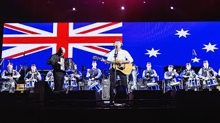 Paul McCartney with the WAPOL Pipe Band  Mull Of Kintyre Live at nib Stadium Perth  02122017 [upl. by Aydin]