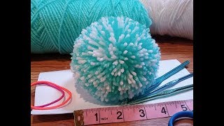 4inch pompom using folded paper [upl. by Amari]