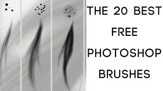 The 20 best free Photoshop brushes [upl. by Zednanreh]