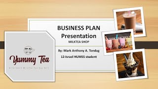 BUSINESS PLAN PRESENTATION MILKTEA SHOP  How to make business plan Powerpoint [upl. by Jonna157]