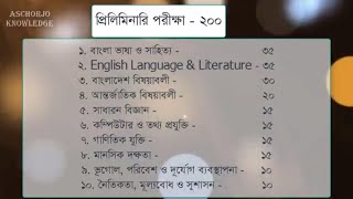 BCS Syllabus And Mark Distribution FULL  Preliminary Written Viva [upl. by Ursola]