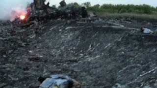 Journalist Bodies turned inside out at MH17 crash site [upl. by Mad634]