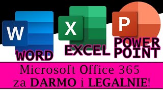 Microsoft Office za darmo i legalnie WORD POWERPOINT EXCEL [upl. by Mcloughlin]