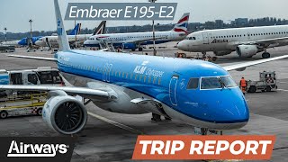 KLM E195E2 Trip Report  LIN  AMS [upl. by Iruyas]