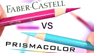 Prismacolor Premier VS Faber Castell Polychromos Colored Pencils  Which is better [upl. by Ennaillij979]