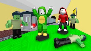 ESCAPE THE SUBWAY ZOMBIES  ROBLOX [upl. by Oalsinatse9]