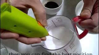 How To Make Latte Art with Mini Milk Frother [upl. by Scotti]