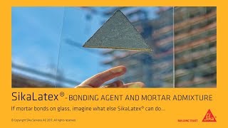 SikaLatex®  Bonding Agent and Mortar Admixture [upl. by Aierbma142]