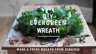 How to make evergreen Christmas wreaths [upl. by Elinad]