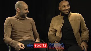 Thierry Henry meets Pep Guardiola [upl. by Kcinemod]