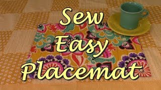 Sew Easy Placemats  The Sewing Room Channel [upl. by Ozan]