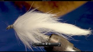 How to tie the Rabbit Flesh Fly  Freshwater streamer pattern for bass trout and more [upl. by Dnilasor]