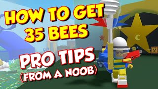 How to GET 35 BEES FAST in Bee Swarm Simulator  Noob Tips [upl. by Otilegna]