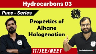 Hydrocarbons 03  Properties of Alkane Halogenation  Class 11  JEE  NEET  PACE SERIES [upl. by Sell]