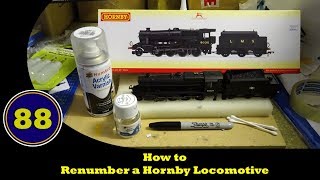 How to Renumber a Model Locomotive  Made Easy [upl. by Yadrahs]