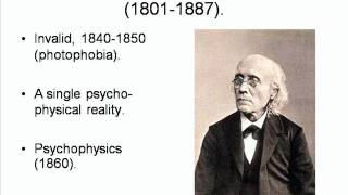 Gustav Fechner and Psychophysics HPsy 44 [upl. by Franni]