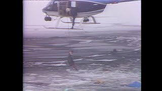 The moment Air Florida Flight 90 crashed into the Potomac River in Washington DC in 1982 [upl. by Annauqaj]