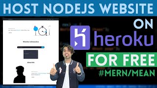 😍Host Websites For Free on HEROKU  Deploy Node Express App on Heroku in Hindi in 2020 [upl. by Ttemme]