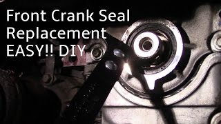 How To Replace a Front crankshaft Oil Seal [upl. by Aletse]