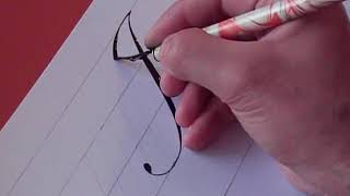 How to Write Copperplate The Letters I and i [upl. by Marshal]