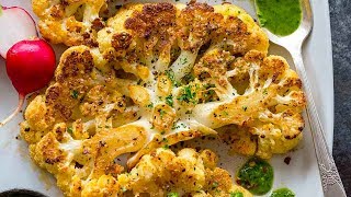 Roasted Cauliflower Steaks [upl. by Zebulon]