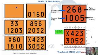 SIMBOLOGIA DO VEÍCULO NO TRANSPORTE DE PRODUTOS PERIGOSOS [upl. by Caren]