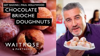 Paul Hollywoods Chocolate Brioche Doughnuts  Waitrose [upl. by Rasla]