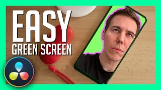 Easy GreenScreen in Resolve 17  DaVinci Resolve Beginner Tutorial [upl. by Nnaasil683]