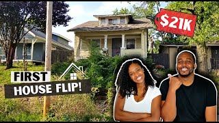 We’re FLIPPING A HOUSE for the first time  How we bought this house for only 21000 cash [upl. by Ahtikal]