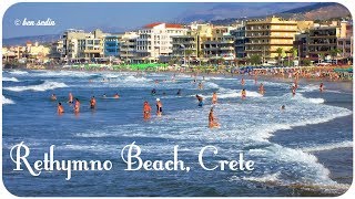 Rethymno Beach Crete [upl. by Danit669]